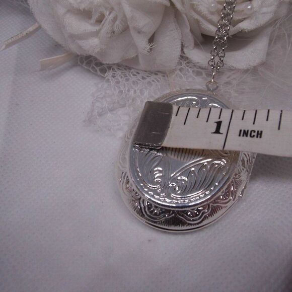 Horned Barn Owl Hoot Cameo Locket Box Keepsake Anniversary birthday GIFT MOM - Picture 8 of 9